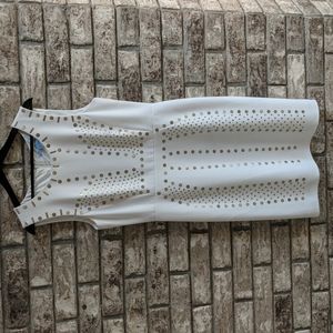 Antonio Melani Dress Lined White Size 12